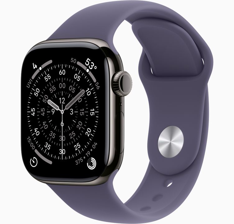 Apple Watch Series 11 (GPS, Cellular) Titanium Sport band - 46 mm