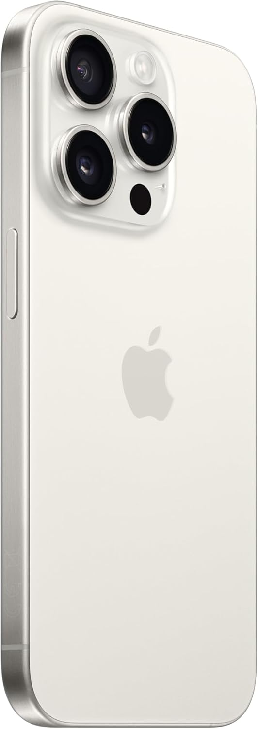 iPhone 15 Pro White Titanium (Renewed)