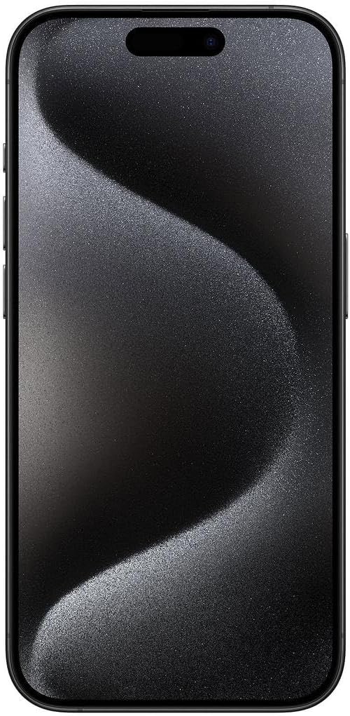 iPhone 15 Pro Black Titanium (Renewed)
