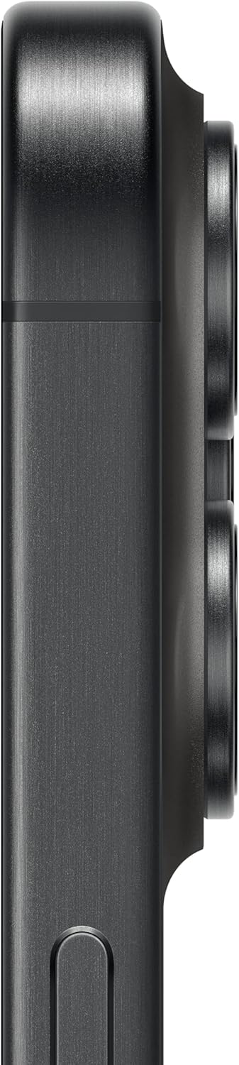 iPhone 15 Pro Max Black Titanium (Renewed)