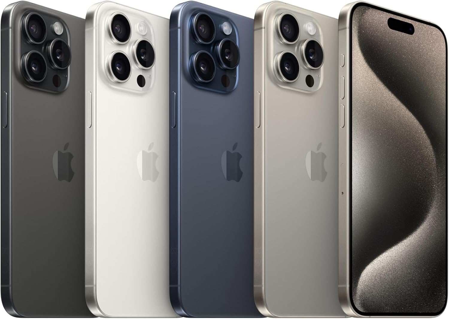 iPhone 15 Pro Max White Titanium (Renewed)
