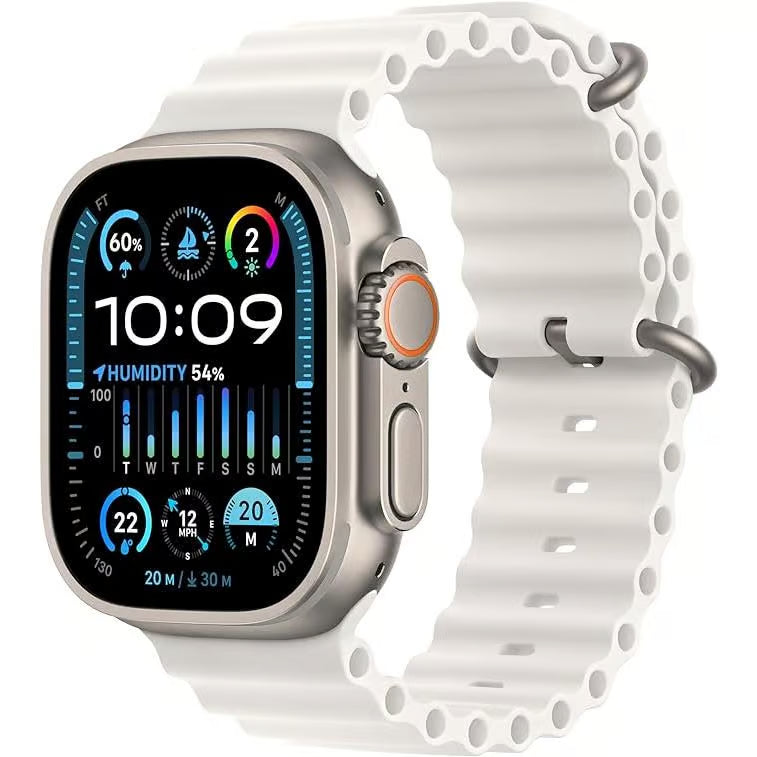 Apple Watch Ultra 2 (GPS، خلوي) بحزام Ocean من التيتانيوم - 49 مم