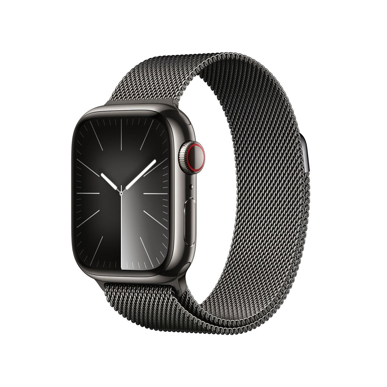 Apple Watch Series 9 (GPS, Cellular) Stainless steel Sport band - 41 mm