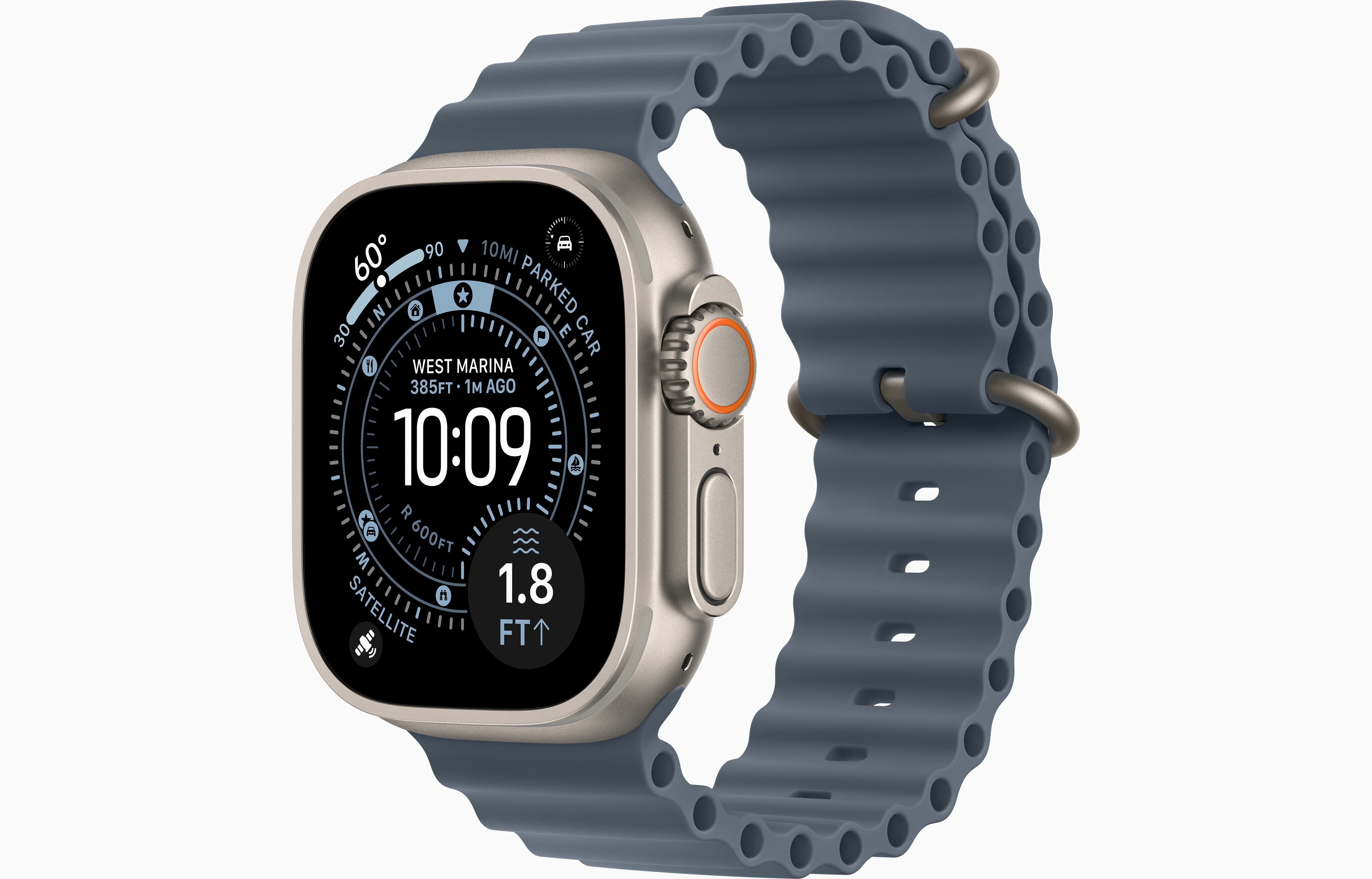 Apple Watch Ultra 3 (GPS, Cellular) Titanium Ocean band - 49mm