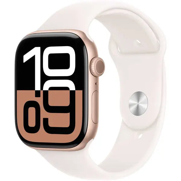 Apple Watch Series 8 (GPS, Cellular) Stainless steel Sport band - 45 mm