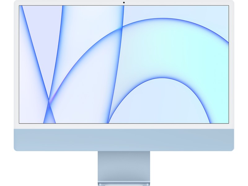 iMac 24" 2021 Apple M1 3.2GHz 8 cores CPU 8 cores GPU SSD Blue