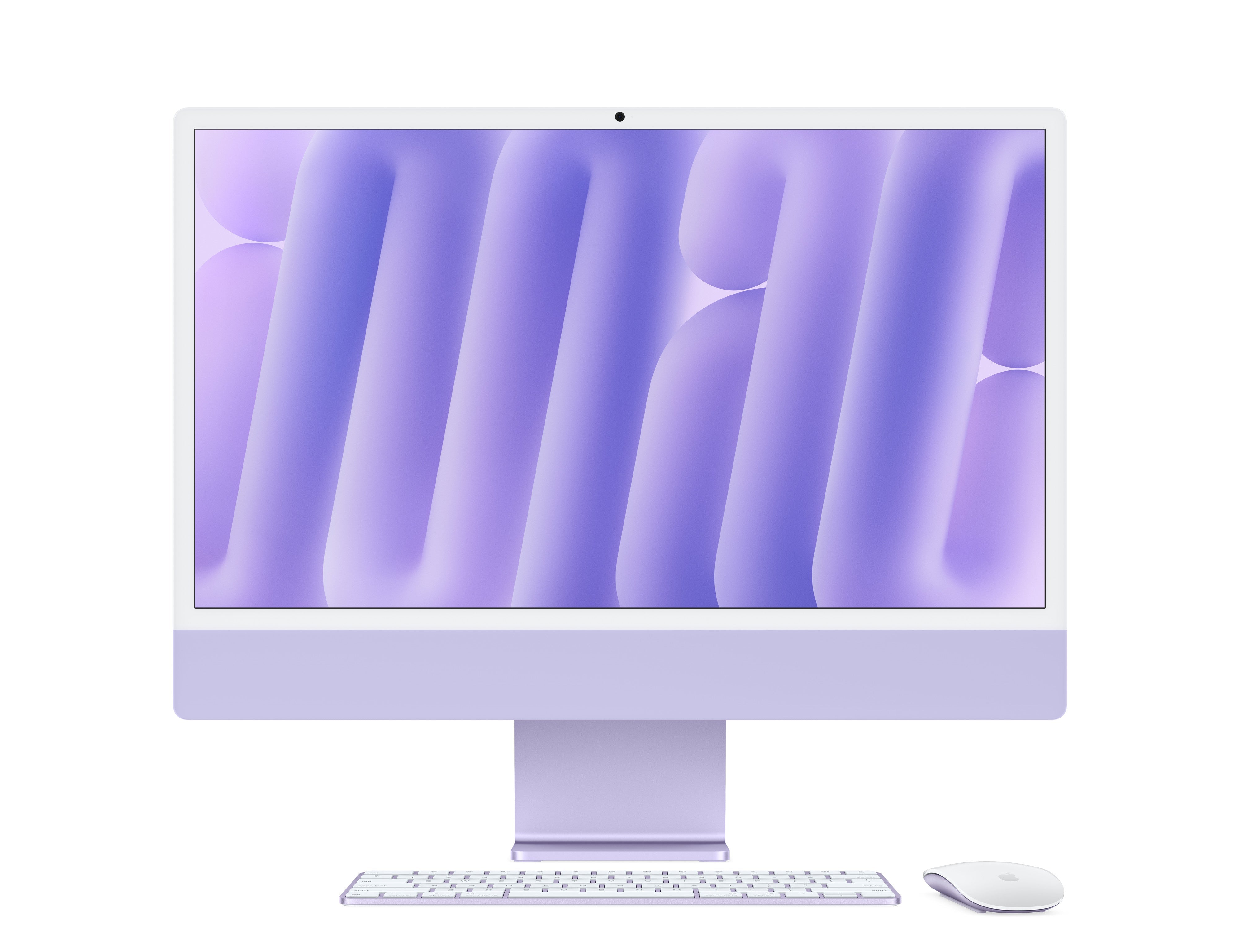 iMac 24" 2021 Apple M1 3.2GHz 8 cores CPU 8 cores GPU SSD Purple
