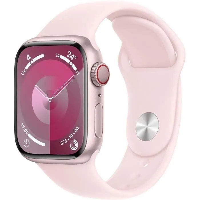 ساعة ابل Series 9 (GPS) سوار رياضي الومنيوم - 41 مم