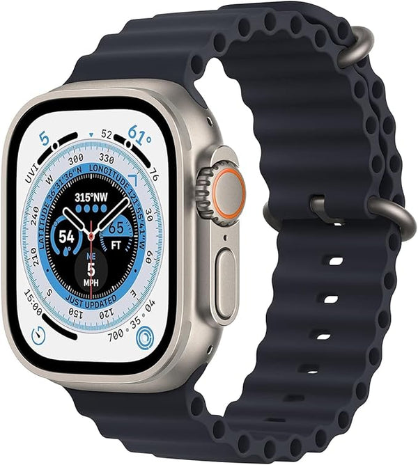 Apple Watch Ultra (GPS, خلوي) سوار محيطي من التيتانيوم - 49 مم