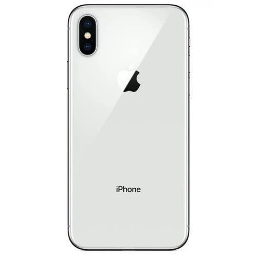 iPhone X Silver (Renewed)