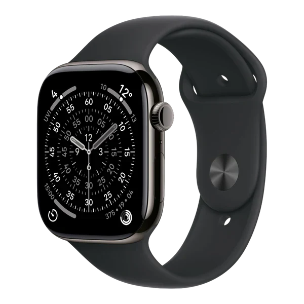 Apple Watch Series 11 (GPS, Cellular) Titanium Sport band - 46 mm