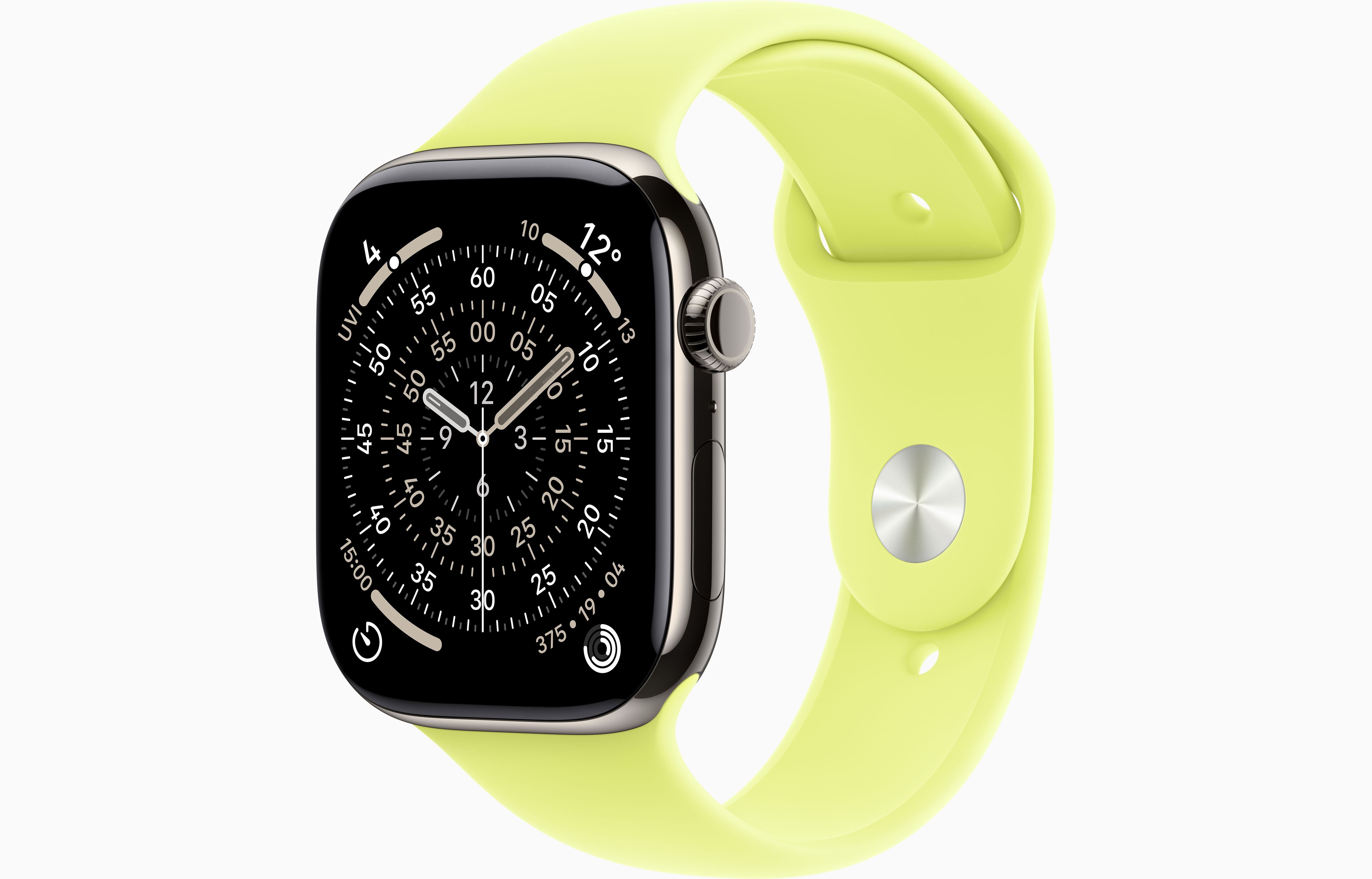 Apple Watch Series 11 (GPS, Cellular) Titanium Sport band - 46 mm