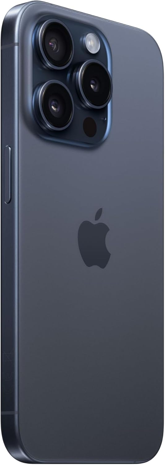 iPhone 15 Pro Blue Titanium (Renewed)