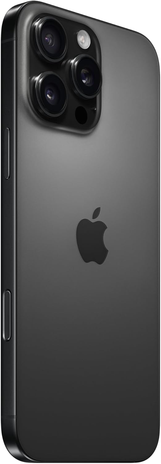 iPhone 16 Pro Max Black Titanium (Renewed)