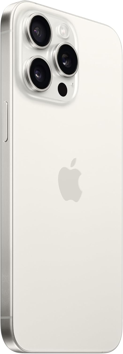 iPhone 15 Pro Max White Titanium (Renewed)