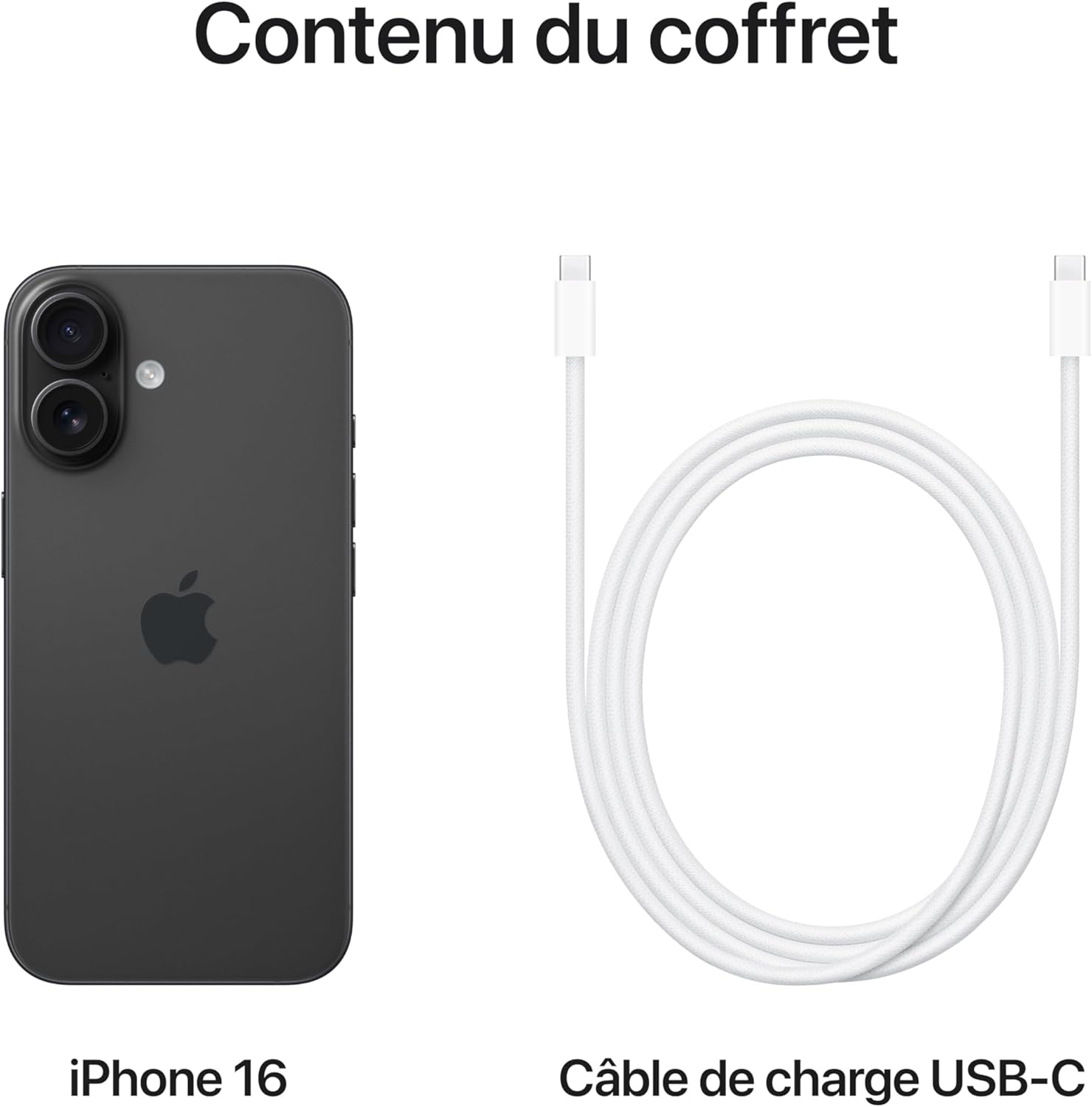 iPhone 16 Black (Renewed)