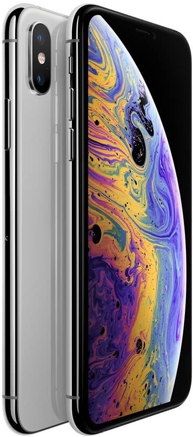 iPhone XS Silver (Renewed)