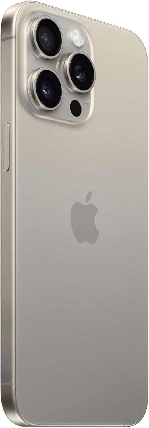 iPhone 15 Pro Max Natural Titanium (Renewed)