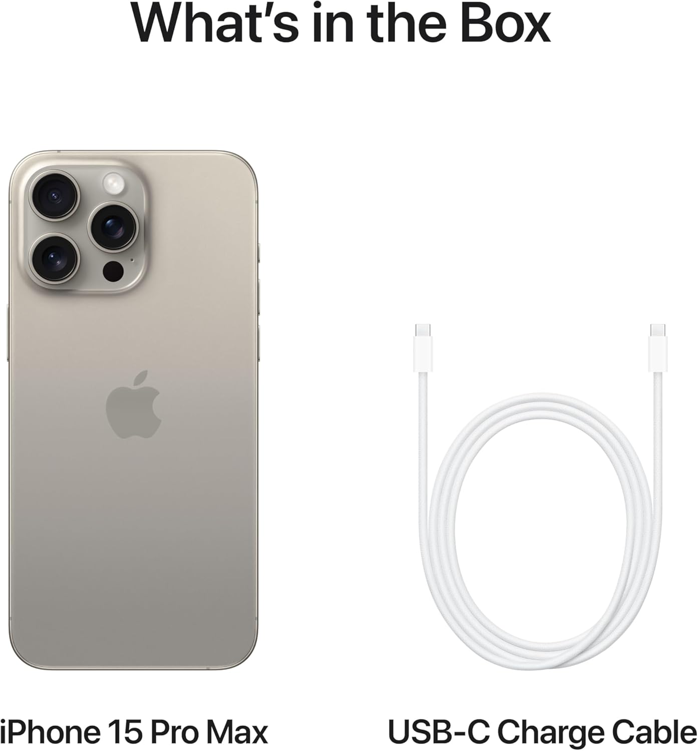 iPhone 15 Pro Max Natural Titanium (Renewed)