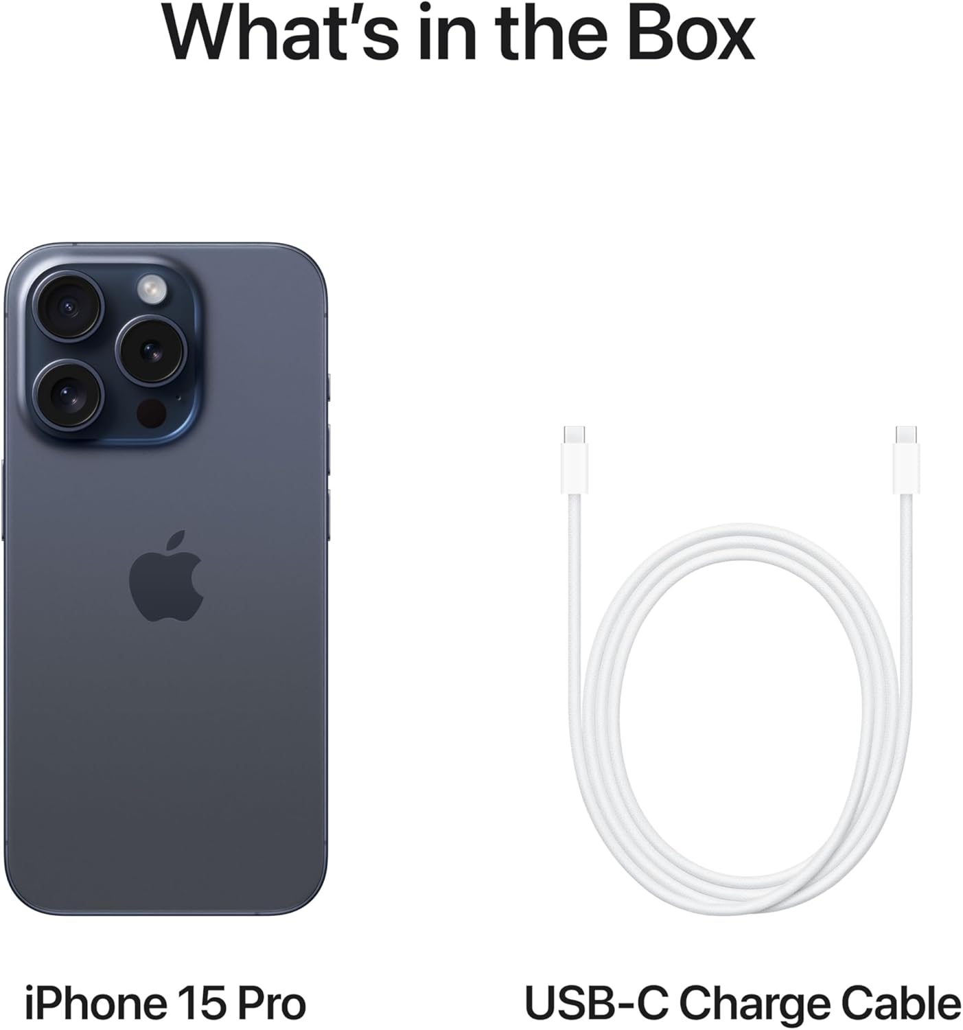 iPhone 15 Pro Blue Titanium (Renewed)