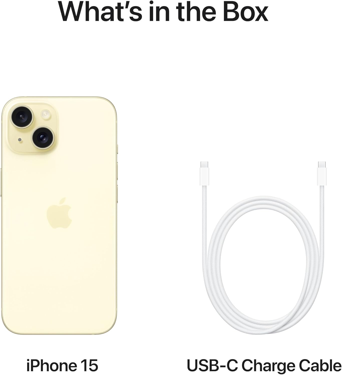 iPhone 15 Yellow (Renewed)