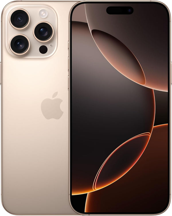 iPhone 16 Pro Max Desert Titanium (Renewed)