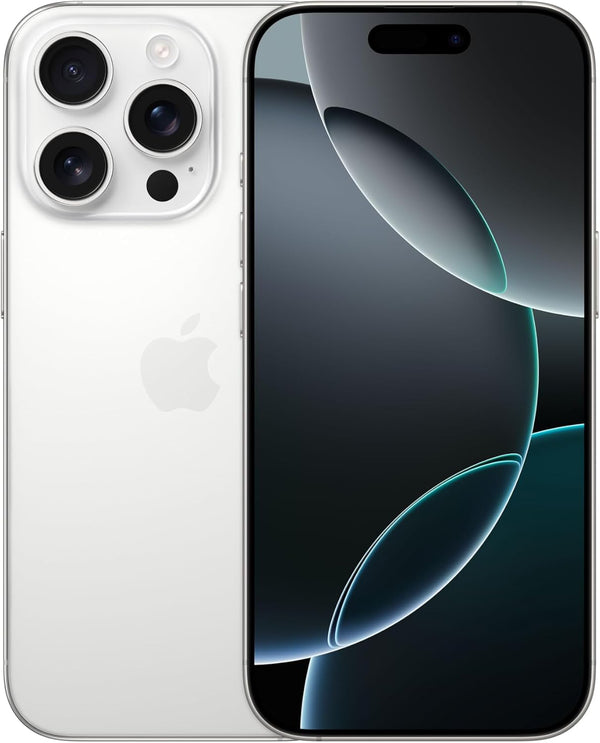 iPhone 16 Pro White Titanium (Renewed)