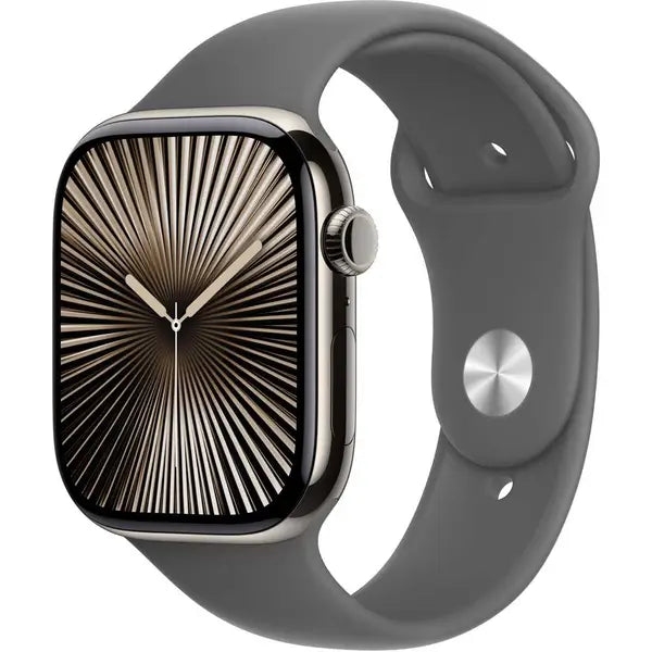 Apple Watch Series 10 (GPS, Cellular) Titanium Sport band - 42 mm
