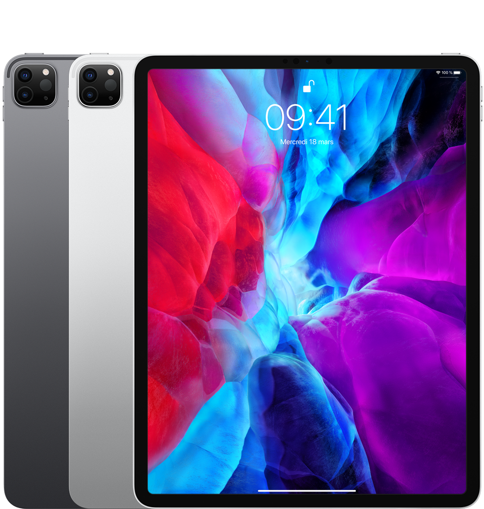 Renewed iPad Pro (2020, A12Z Bionic) 12.9" - Space Grey