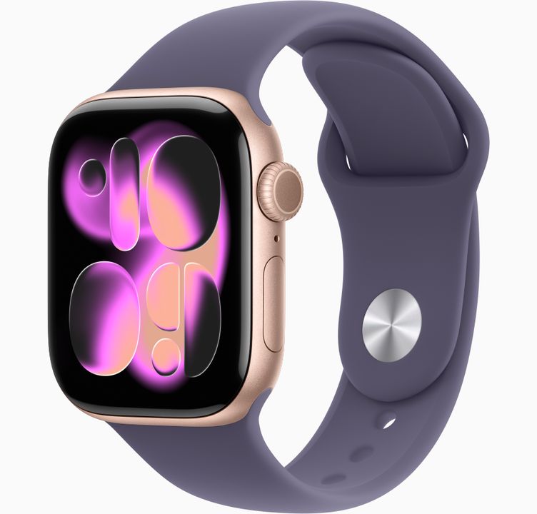 Apple Watch Series 11 (GPS, Cellular) Titanium Sport band - 46 mm