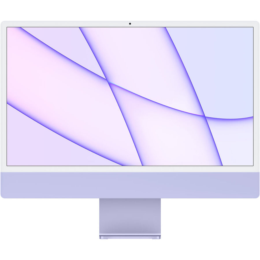 iMac 24" 2021 Apple M1 3.2GHz 8 cores CPU 8 cores GPU SSD Purple