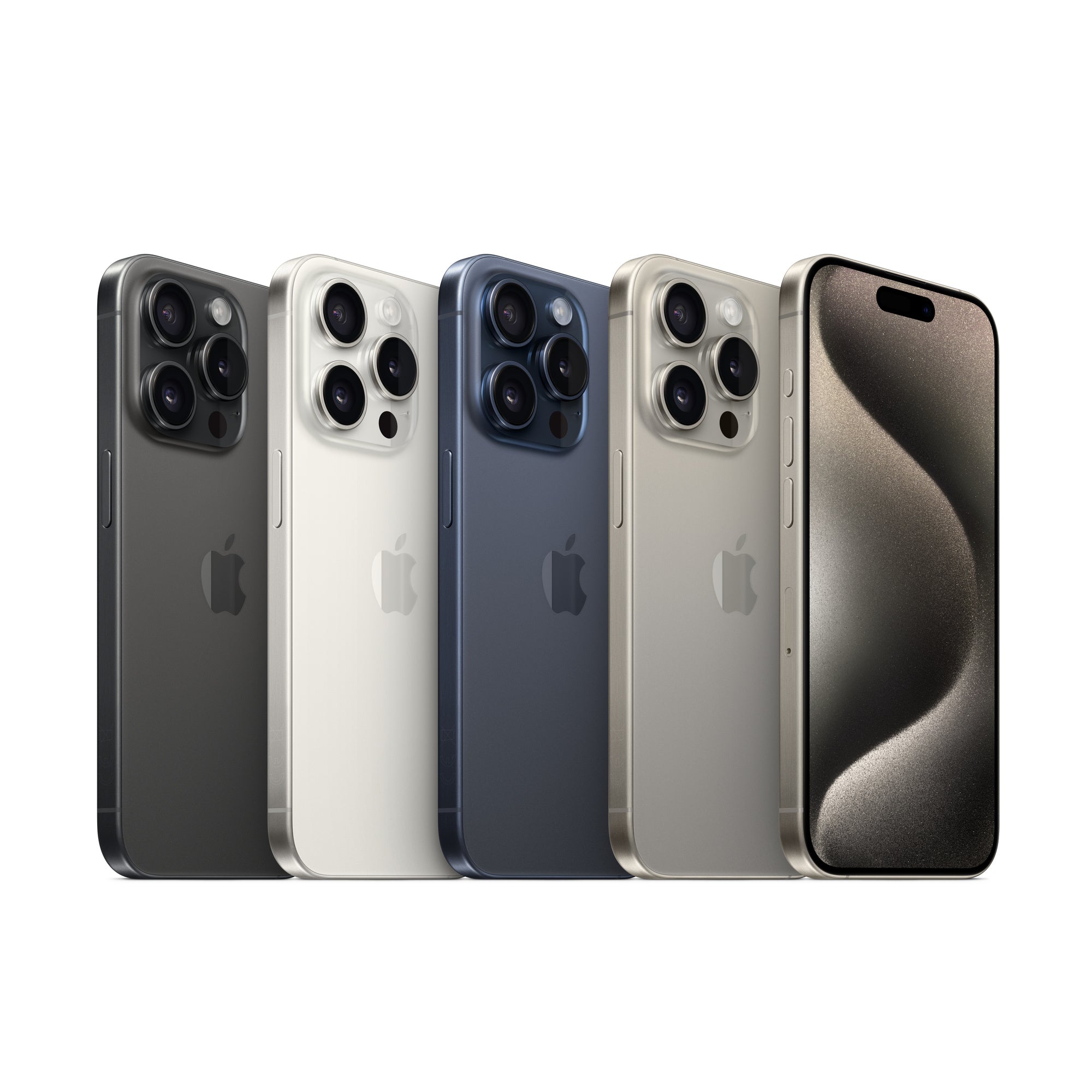 iPhone 15 Pro Blue Titanium (Renewed)